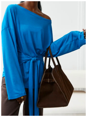 Blue relaxed matching set
